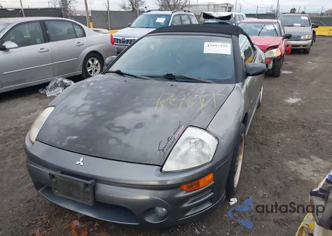 2003 Mitsubishi Eclipse Spyder Gts z USA, uszkodzony, nr VIN 4A3AE75H13E017102